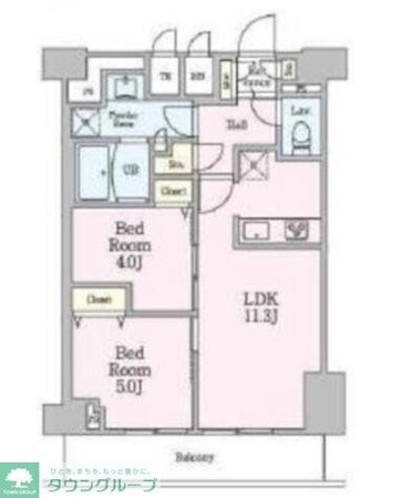 リビオメゾン南砂町の物件間取画像